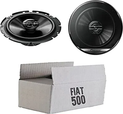 Produktbild von Lautsprecher Boxen Pioneer TS-G1720F - 16,5cm 2-Wege Koax Koaxiallautsprecher Auto Einbausatz - Einbauset passend für Fiat 500 Heck - justSOUND