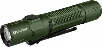 Produktbild von OLight Warrior 3S green LED (monochrome) Torch IPX8 (waterproof), Belt clip, Holster, Strobe mode rechargeable 2300 lm 176 g