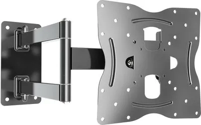 Obrázek produktu pro Univerzální nástěnný držák na televizi, 27–55 palců, 30 kg, VESA 200 × 200 mm, plochý a ohebný, otočný