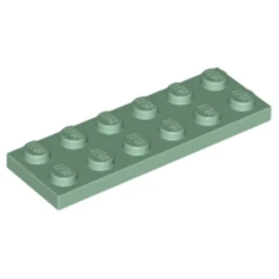 Produktbild von Lego® 2x6 Platte 3795 - 10 Stück Sandgrün