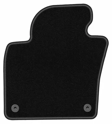 Produktbild von Fahrermatte Automatte Velours Schwarz für Volkswagen Tiguan I 2007-2015