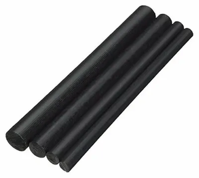 Technischer Rundstab, Acetal, schwarz, 100 mm, Ø 8 mm