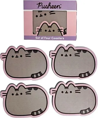 Zdjęcie produktu dla Pusheen Podkładki pod Napoje 4 szt.
