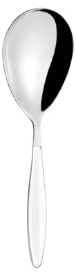 Reislöffel, Edelstahl, 24 cm, spülmaschinengeeignet, weiß
