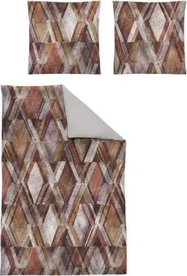 Produktbild von Irisette Flausch-Baumwolle Bettwäsche Set Zobel 8874 kupfer 135 x 200 cm + 1 Kissenbezug 80x80 cm
