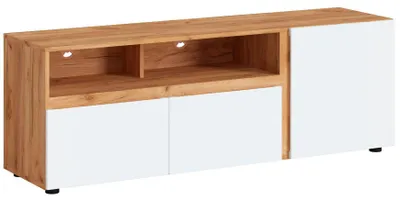 Immagine prodotto di Mobile TV Morongo 149x40x53cm rovere Kraft Gold bianco senza maniglie