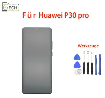 Produktbild von Für Huawei P30 Pro Display LCD (OLED) mit Rahmen Touch Screen Bildschirm Schwarz