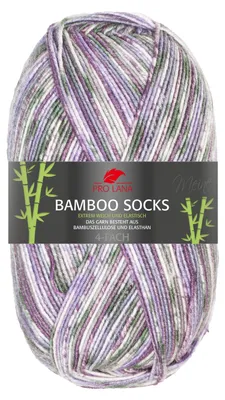 Produktbild von Pro Lana Bamboo Socks,vegane Sockenwolle,4-fädig,63% Polyacryl 30% Viskose 7% Polyester Elite 968 - beige/jeans color