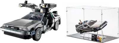 Produktbild von LEGO®  Creator Expert 10300 - Die Zeitmaschine aus Zurück in die Zukunft Inkl. Acryl Vitrine