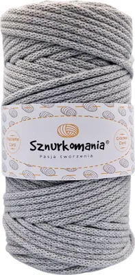 Produktbild von Baumwollkordel mit einem Kern 5mm 100m, Makrameegarn, Makrameekordel, Häkelkordel, Makrameekordel, Naturgarn, 5mm Kordel, geflochtene Baumwollkordel,