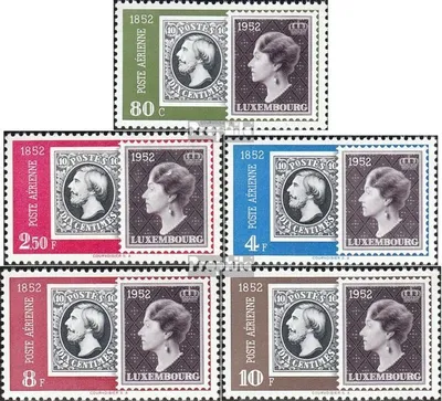 Produktbild von Briefmarken Luxemburg 1952 Mi 490-494 (kompl.Ausg.) postfrisch Philatelie