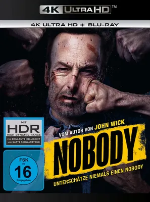Produktbild von PLAION Nobody (4K-UHD), Film, Blu-ray, Deutsch, 92 min, Aktion, Deutsch, Englisch, Italienisch