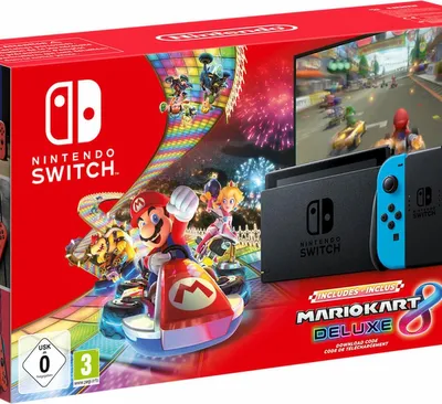 Image de NINTENDO SWITCH Bundle Mario Kart, Couleur:Noir
