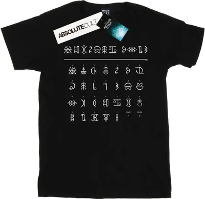 Produktbild von Disney - "Gnommish Alphabet" T-Shirt für Damen BI10634 (L) (Schwarz)