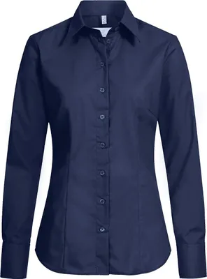 Produktbild von Greiff Corporate Bluse BASIC Damen ® pflegeleicht Marine 40
