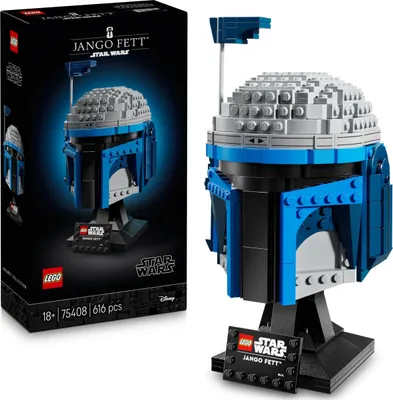 Productafbeelding van Star Wars Jango Fett helm bouwset - Mandalorian collectie voor volwassenen