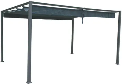 Produktbild von Laubenplane "palmeira" schiefer 4x3m aus polyester  - Hespéride