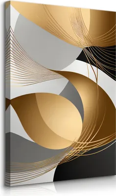 Immagine prodotto di Muralo su tela per soggiorno ABSTRAKTION ornamenti d'arte moderna L. 50cm x H. 70cm