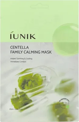 Obrázek produktu pro iUNIK Centella Family Calming Mask 25 ml zklidňující pleťová maska