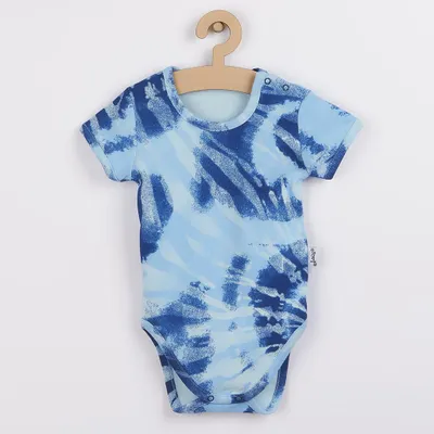 Produktbild von Baby Baumwolle Kurzarm Body Nicol Tomi Blau, Gr. 68 (4-6m)