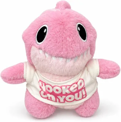 Produktbild von Hai Kuscheltier 18 cm mit T-Shirt Rosa Plüschhai Weiches Stofftier Meerestier Geschenk für Kinder