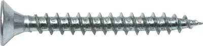 Obrázok produktu pre Skrutka do drevotrieskových dosiek PZ 2 s celozávitovým závitom 4,0 x 16 mm, pozinkovaná oceľ, 1 000 ks