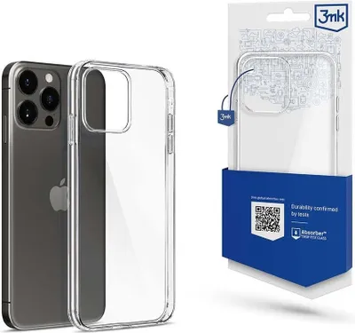 Produktbild von 3mk Schutzhülle Clear Case Cover für iPhone 15 Pro  transparent backcover
