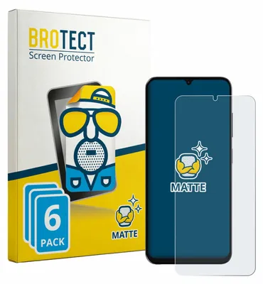 Produktbild von 6x BROTECT Schutzfolie für Lava Bold N2 Lite Displayschutz Displayschutzfolie Folie Matt Entspiegelungsfolie