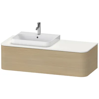 Produktbild von DURAVIT HP4942L7171 WTU HappyD2+ wandh.,354x1300x550mm