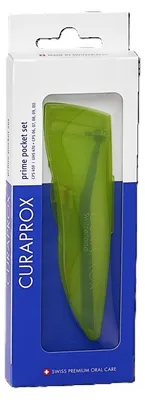 Produktbild von Interdentalbürsten-Set, Curaprox, zur Pflege der Zahnzwischenräume, Farbe: Grün