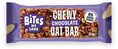 Produktbild von Biteswelove Chewy Hafer-Riegel Schokolade 16 x 30 g – Weiche Hafer-Snacks
