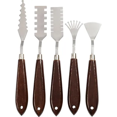 Produktbild von ArtistLine Palettenmesser Stahl Set 5 Stück Malen Kreativ