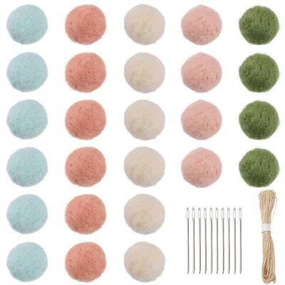 Immagine prodotto di Omgoods - Set di palline in feltro per progetti creativi