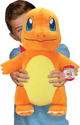 Immagine prodotto di Pokémon, peluche Glumanda, 60 cm – grande peluche da coccolare