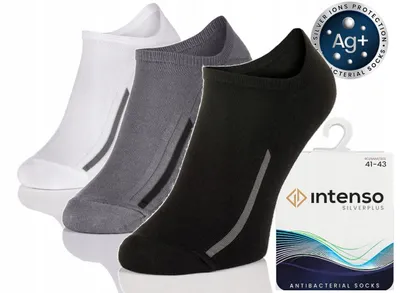 Obrázok produktu pre Intenso Silverplus Antibakteriálne Mikroponožky s Jónmi Srebra 10 párov