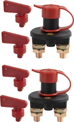 Produktbild von 2er Batterietrennschalter 12V 24V Kupfer Hauptschalter Auto Schiff