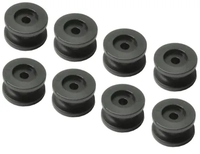 Produktbild von 8 Stück - Rundknopf für 6 - 8 mm Expanderseil - Planenknopf