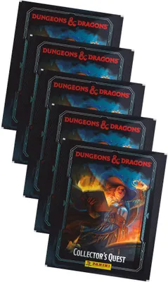 Produktbild von Panini Dungeons & Dragons Sticker - Collectors Quest Sammelsticker (2025) - 5 Tüten