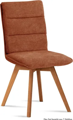 Produktbild von Esszimmerstuhl (2er-Set) Dobra 47x92x60 Eiche geölt/Cognac