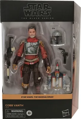 A Star Wars Black Series action figure of Cobb Vanth in its original packaging.