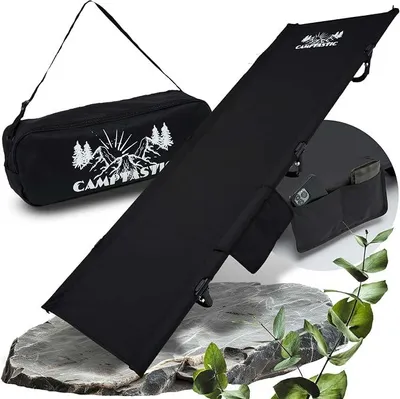 Produktbild von Feldbett Ultraleicht kompakt 2,3 kg | Campingbett klappbar robust | Tragbare Campingliege für Wandern Outdoor Camping