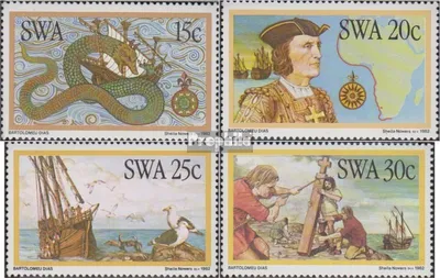 Produktbild von Briefmarken Namibia - Südwestafrika 1982 Mi 520-523 (kompl.Ausg.) postfrisch Bartholomeo Diaz