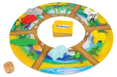 Produktbild von Beleduc Zippy Zebra Brettspiel Gelb Kinder Gelb One Size