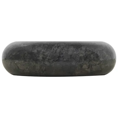 Image de vidaXL Lavabo 40x12 cm marbre noir