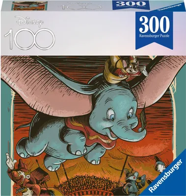 Produktbild von Ravensburger Puzzle 13370 - Dumbo - 300 Teile Disney Puzzle für Erwachsene und Kinder ab 8 Jahren