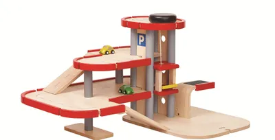 Produktbild von PlanToys Holzspielzeug Parkhaus