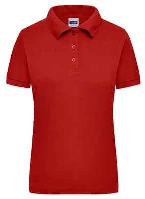 Produktbild von James and Nicholson - Poloshirt für Damen - Arbeit LT2555 (XL) (Rot)