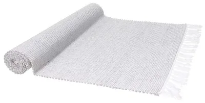 Tafelloper 40x140 cm, Grau, klassisch, recyceltes Material