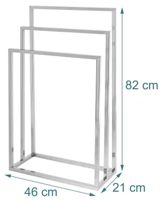 Immagine prodotto di relaxdays 10019256_0 relaxdays Handtuchständer   silber, Immagine generata dall'IA