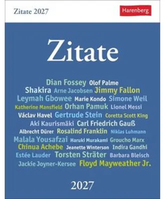 Produktbild von Zitate Tagesabreißkalender 2027